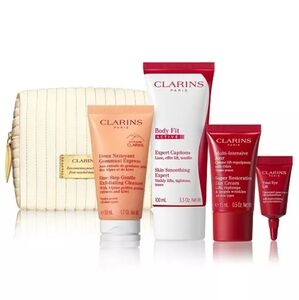 New Clarins Skincare 5 Piece Travel Gift Set Mother's Day